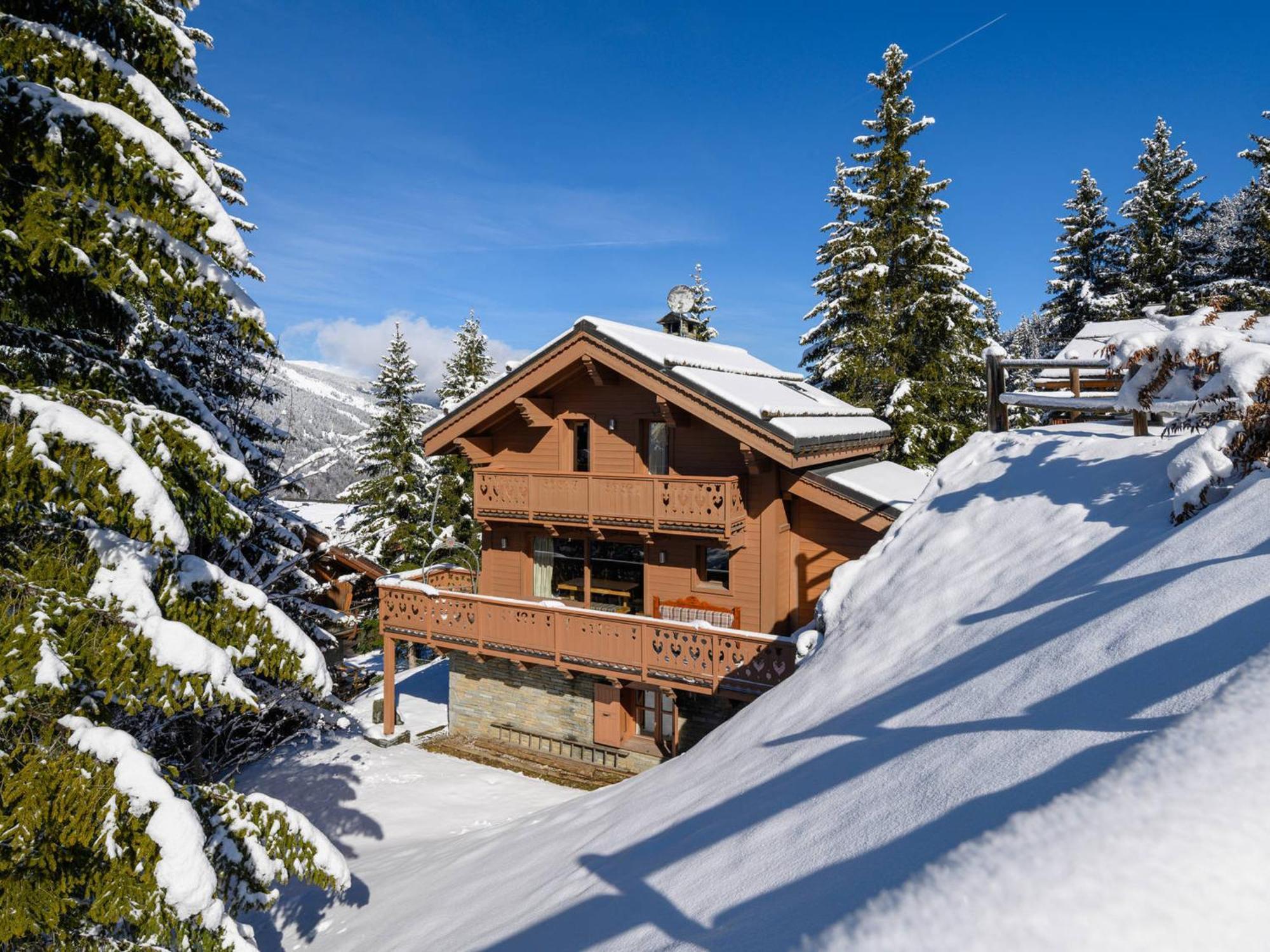 Chalet Chaleureux A Meribel : Cheminee, Jacuzzi, Proche Commerces, 4 Chambres En Suite - Fr-1-688-18 Exterior photo